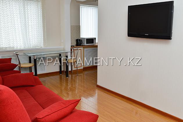 2-room apartment for daily rent in Karaganda