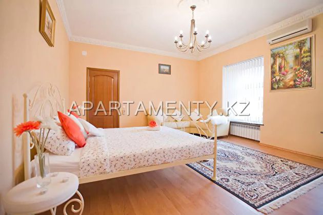 2-roomed apartment per night,  Almaty