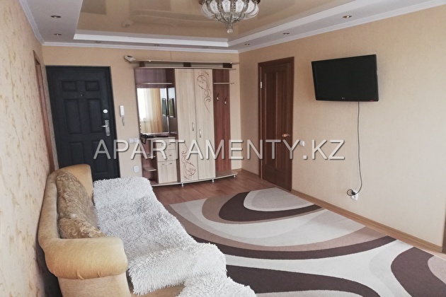 2-room apartment for daily rent in Kostanay