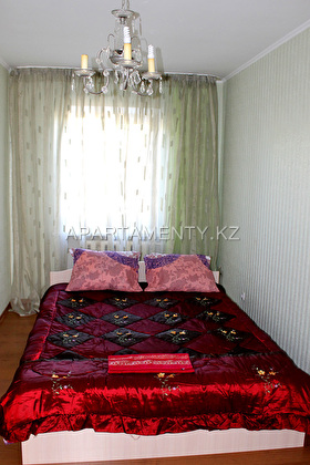 The apartment is in the center of Atyrau
