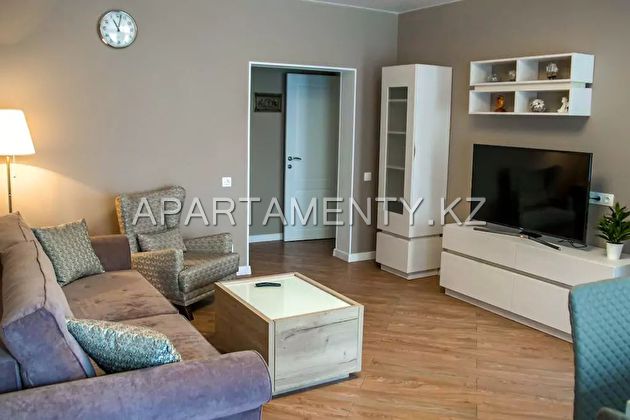 2-roomed apartment by the day in Almaty
