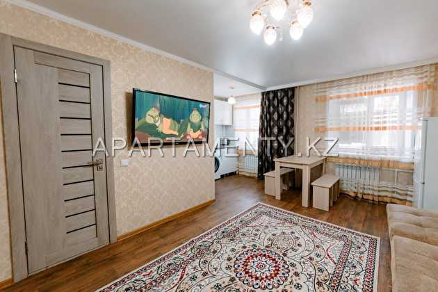 3-room apartment for daily rent in Karaganda