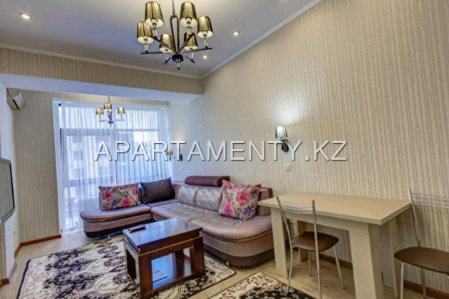 2-room apartment for daily rent in Shymkent