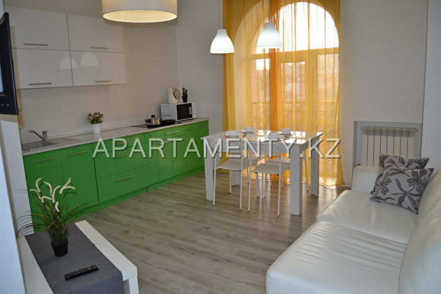 2-room apartment for a day in Aktau