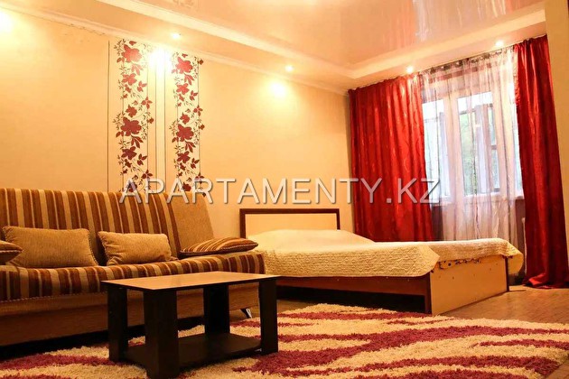 1-room apartment for daily rent, 76 Bukhar Zhyrau