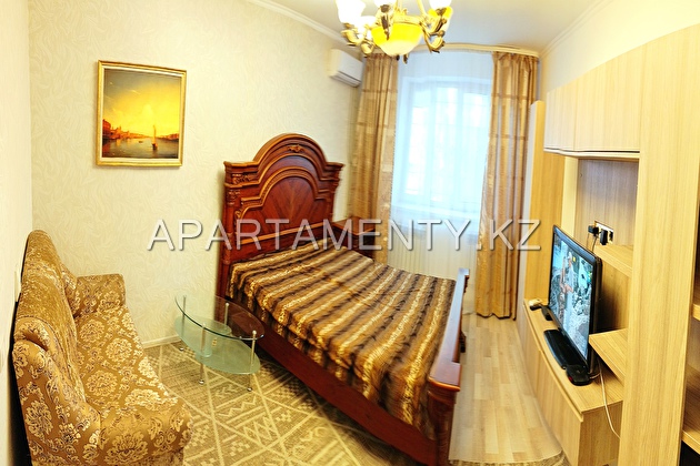 2-room apartment for daily rent in Almaty