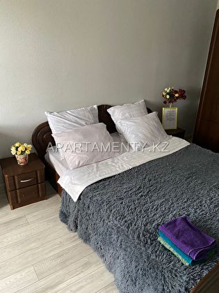 2-room apartment for daily rent in Karaganda