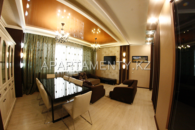3-room apartment for a day. al Farabi street 7a