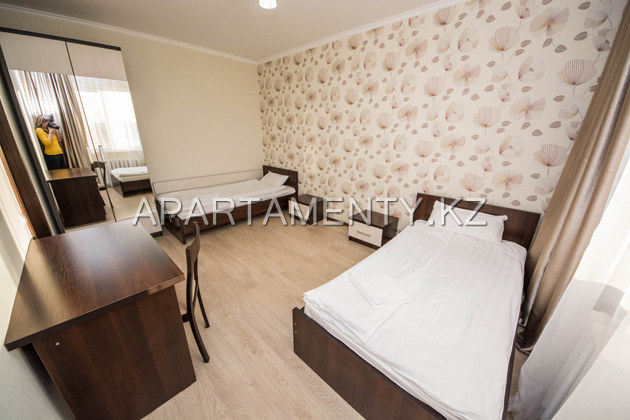 2-bedroom apartment, double and twin beds