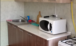 Rent a three-room apartment in the city center.